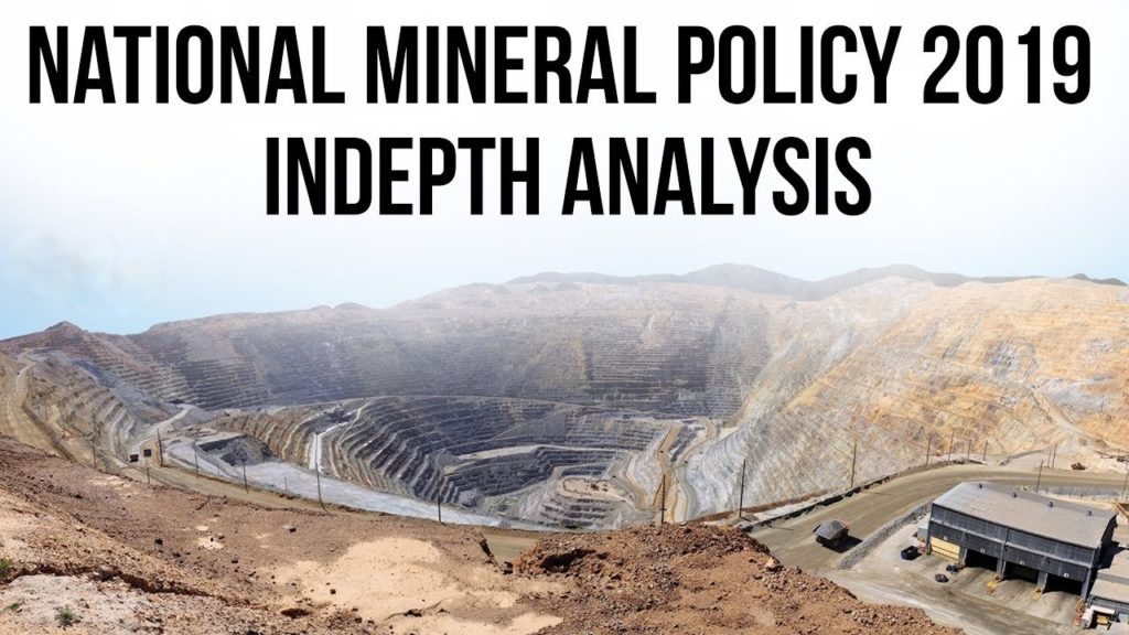 National Mineral Policy 2019 upsc ias essay analysis