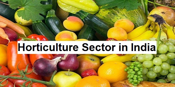 horticulture sector in india upsc essay notes mindmap