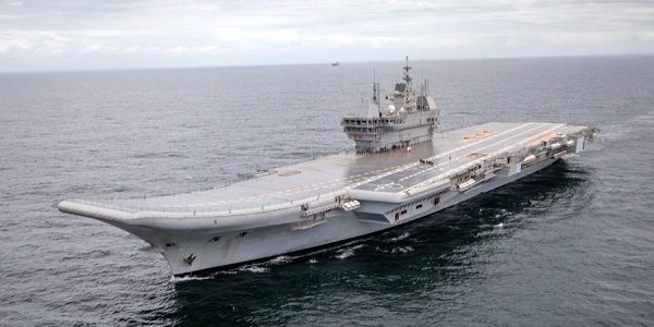 Historical Moment of INS Vikrant's Sea Trials