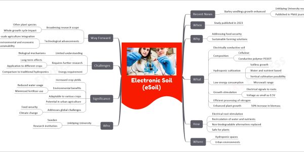 Electronic Soil (eSoil) mind map
