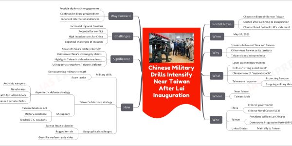 Chinese Military Drills Intensify Near Taiwan After Lai Inauguration