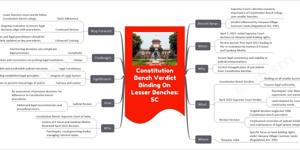 Constitution Bench Verdict Binding On Lesser Benches: SC