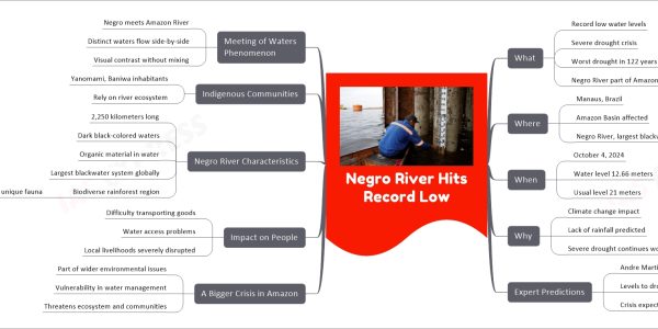 Negro River Hits Record Low