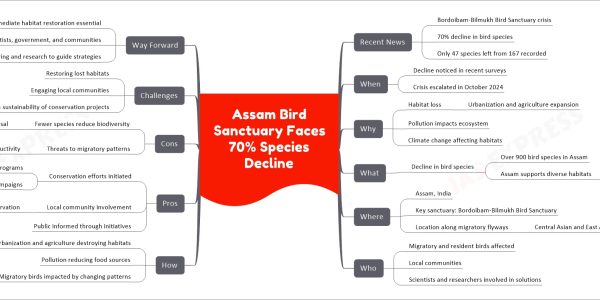 Assam Bird Sanctuary Faces 70% Species Decline