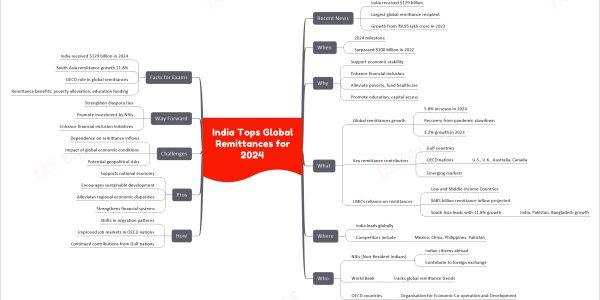 India Tops Global Remittances for 2024