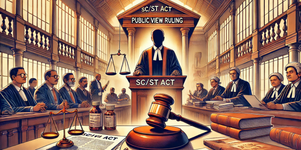 SC/ST Act & ‘Public View’ Clause: Why Bombay High Court Quashed the Case Explained upsc