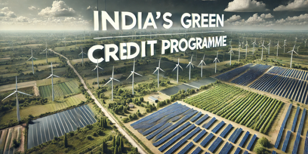 India’s Green Credit Programme (GCP): Benefits, Challenges & The Road Ahead upsc