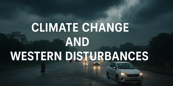 Climate Change and the Shifting Patterns of Western Disturbances in India upsc