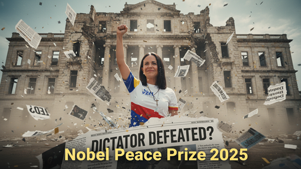 🏅 Nobel Peace Prize 2025: Maria Corina Machado's Win & What It Means for Global Democracy upsc