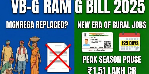 Viksit Bharat-Guarantee for Rozgar and Ajeevika Mission Gramin (VB-G RAM G) Bill upsc